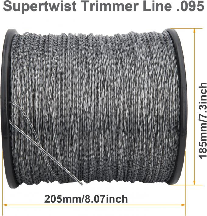 2.4mm 2.7mm 3.0mm 3.5mm Power Tools Garden Part Grass Trimmer Line 2kg Spool Packing con supporto personalizzato OEM 0
