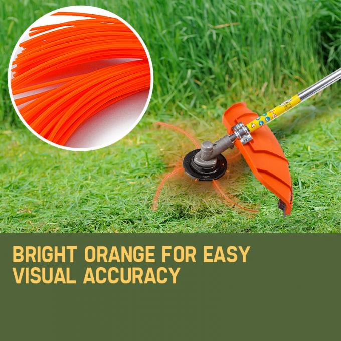 Quadrato 2.4MM 0,094''1LB Nylon Trimmer Line Hank Bulk Pack per tagliaerba 2