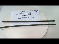 1/4 Cavo in acciaio inossidabile con 7x19 fili di costruzione Corpo tensione di rottura 600 lb