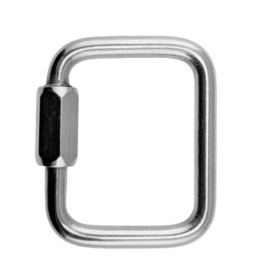 Un buon prezzo. Ampiamente utilizzato acciaio inossidabile 316 Quadrato Quick Link 1/8 pollici 6 mm Hardware di grado marino in linea