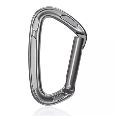 Un buon prezzo. 23KN in acciaio inossidabile Clip carabiner a forma di D per tecnologia di fusione di precisione di arrampicata in linea