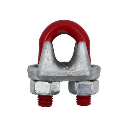 comprare Struttura ad alta resistenza alla trazione DIP galvanizzato a caldo tipo US clip di filo forzato con bullone U rosso online manufacture