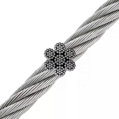 Un buon prezzo. 8*19S FC cavo di filo di acciaio galvanizzato per l'efficienza del cavo in acciaio al carbonio in linea
