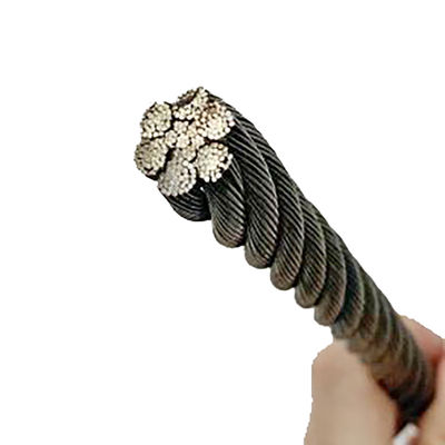 Un buon prezzo. Corde galvanizzate di cavo di acciaio da 6*37 20mm 1770Mpa per il sollevamento e il derricking del carrello elevatore in linea