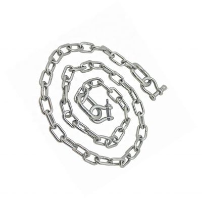 comprare Din763 Catena di legame in acciaio ad alta resistenza in acciaio inossidabile Catena di ancoraggio in acciaio a legame corto per industria online manufacture