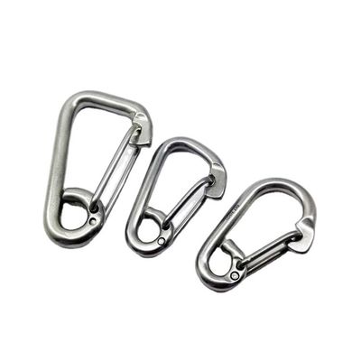 comprare 9mm-29mm 304/316 Acciaio inossidabile Flat Safety Buckle Spring Lifting Hook Quick Hanging Buckle OEM online manufacture