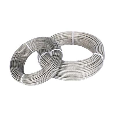 Un buon prezzo. Corde di filo di acciaio galvanizzato 3*3 Tipo per cintura di orologeria e cintura trasportatrice 0,32 - 0,68 mm in linea