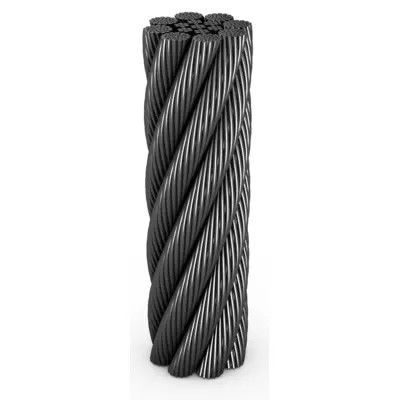 Un buon prezzo. BS Standard Compacted Swaged Steel Wire Rope 8xK26WS IWRC per gru in linea