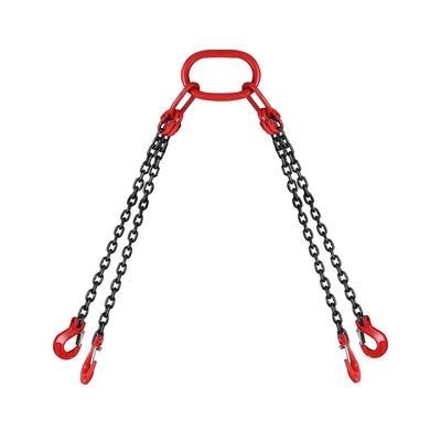 comprare 2t limite di carico di lavoro G80 G100 Catena di sollevamento con finitura nera Sling Catena di gancio per collegamento online manufacture