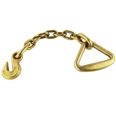 comprare 2t limite di carico di lavoro legatore di carico a croccante con anello e gancio triangolare di catena standard G70 online manufacture