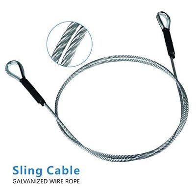 Un buon prezzo. Acciaio di grado in acciaio inossidabile Zipper Sling Wire Rope 8/11/14'3/16 in linea