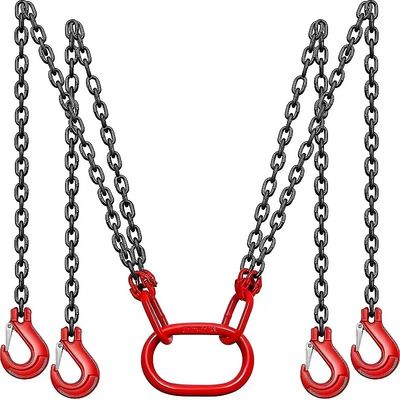 comprare Sling a doppio gancio, anello a quattro ganci, catena di sollevamento, gancio per lavori pesanti online manufacture