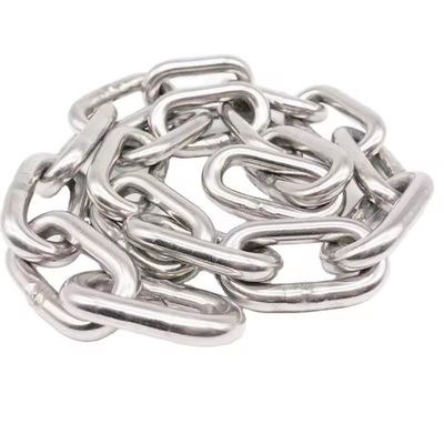 comprare Catena di sollevamento in acciaio inossidabile polacco SS201 SS304 DIN5685C DIN763 a prova di ruggine online manufacture
