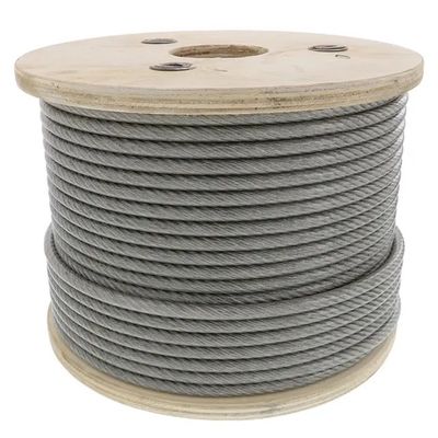 comprare Cavo per aeromobili galvanizzato di piegatura 1x7 1x19 7x7 7x19 Corda di filo di acciaio per gru di sollevamento online manufacture