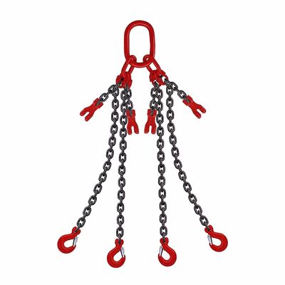 comprare G80 G100 Catena di sollevamento a quattro zampe Sling Catena di gancio per funzione di collegamento Altro in nero online manufacture