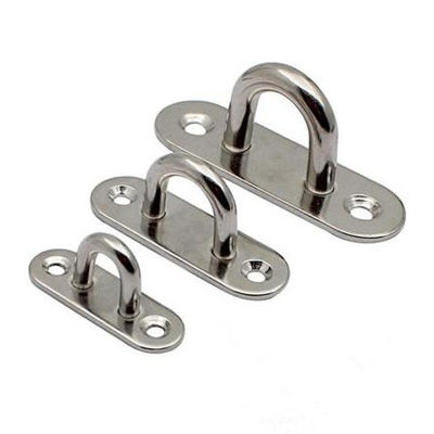 comprare Deck Yacth Accessori appesi Acciaio inossidabile Pad oblongo Piastra oculare Staple Ring Hook online manufacture