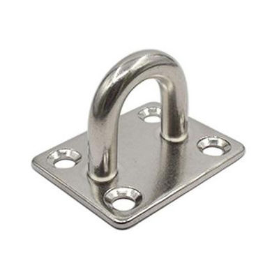Placca quadrata in acciaio inossidabile a prova di ruggine per chiusure di porte e montature a parete