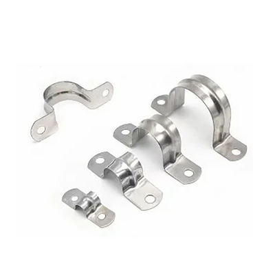 Tubo idraulico in acciaio inossidabile Saddle Clip Bracket con finitura polacca