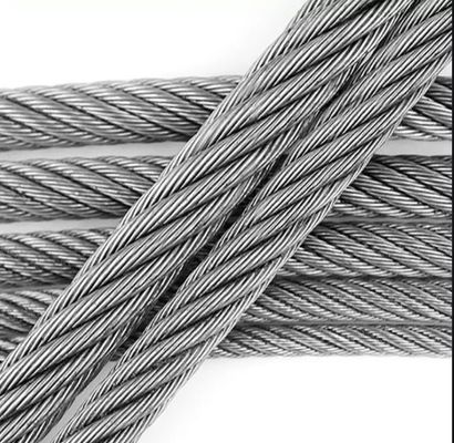Un buon prezzo. 6*12 7FC 5mm 300m corda galvanizzata a bobina per legare acciaio inossidabile di grado acciaio in linea