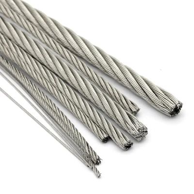 Un buon prezzo. 1/32' 1/4'' 316 Corde in acciaio inossidabile con nucleo in acciaio di resistenza tipo 316 acciaio in linea