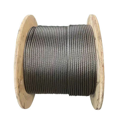 8x19S FC Corde di filo di acciaio galvanizzato in alluminio-zinco non galvanizzato per la macchina di solco della trivellazione dell'auger