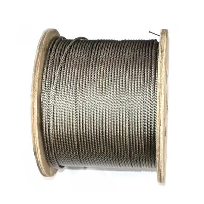 Un buon prezzo. Cavo di filo di acciaio in acciaio inossidabile 1*7 1*19 7*19 Galvanizzato in linea