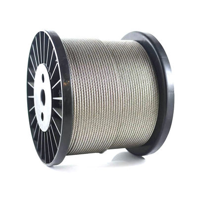 Un buon prezzo. Protezione reticolare in acciaio inossidabile 6x7 6x19 6X15 7FC cavo di filo di acciaio elettro-galvanizzato in linea