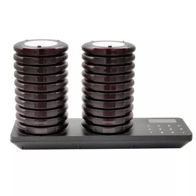 Un buon prezzo. OEM Trasmettitore senza fili impermeabile Pager Sistema di ristorante Vibratori Sistema di coda Tavolo Coaster Pager in linea