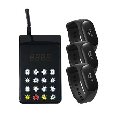 Staff senza fili Ristorante Coaster Pager Beeper Orologio tastiera Per i manager Chiamate il cameriere