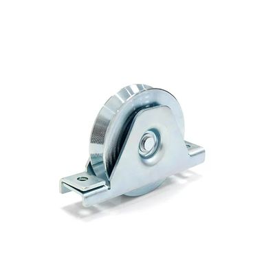 comprare Ruota di porta scorrevole galvanizzata ruote di porta a scanalatura con supporto online manufacture