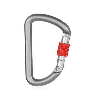 Un buon prezzo. Carabineri da arrampicata a molla a forma di D in alluminio per attività all'aperto e escursioni in linea