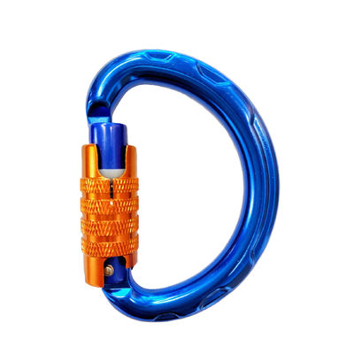 Un buon prezzo. Serratura in forma di D personalizzata Carabiner di alluminio per arrampicata Snap Hook per attività all' aperto in linea