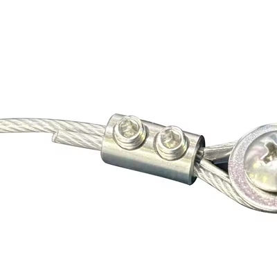 comprare Fabbrica di fornitura Acciaio inossidabile Clip di corda 316 12mm Clip di alta precisione Clip di corda di filo online manufacture