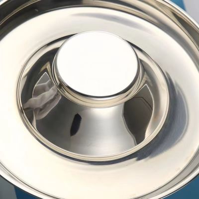Piccoli Animali Eco-Friendly Slow Feeder Acciaio Inossidabile Pet Bowl senza impostazione di tempo