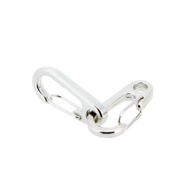 Un buon prezzo. Acciaio inossidabile Mini gancio carabiner clip Snap gancio per chiavi in linea