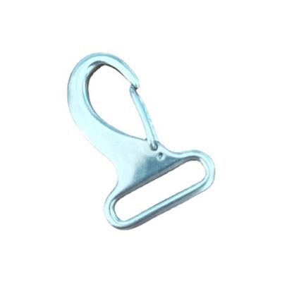 Un buon prezzo. Acciaio inossidabile attacco fissaggio molla Snap Hook con 32 mm di argento a forma di uovo cintura Hook in linea