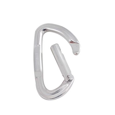 comprare Carabiner da arrampicata a forma di D 22KN con porta dritta e lega di alluminio online manufacture