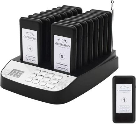 Sistema di paging in plastica ABS a distanza wireless di 800 metri per operazioni di ristorazione semplificate