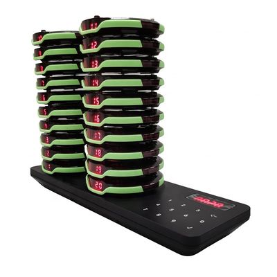 Rivoluzionario sistema di paginazione della coda per gli ospiti della Food Court 83mm*83mm*15mm Copertura 1000m