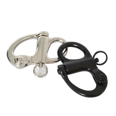 comprare Hardware marino a rilascio rapido Catene fisse con anello rotondo e finitura in ossido nero online manufacture