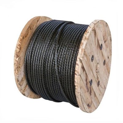 comprare Corde di filo di acciaio 6x12 FC non legata linea brillante contattata filo non galvanizzato online manufacture