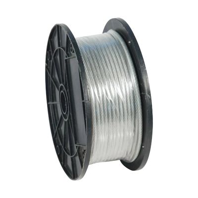 Un buon prezzo. Corde galvanizzate in acciaio inossidabile 7X7 con rivestimento in PVC per vestiti da pesca morbidi in linea