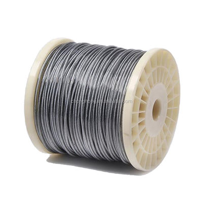 Un buon prezzo. Non legata 2 mm 6x7 PVC trasparente rivestimento galvanizzato filo di acciaio per prestazioni durature in linea