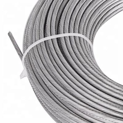 Un buon prezzo. 6x19 1570Mpa Acciaio inossidabile filo di filo 7mm levigato standard AiSi imballaggio 1000 metri in bobina di legno in linea