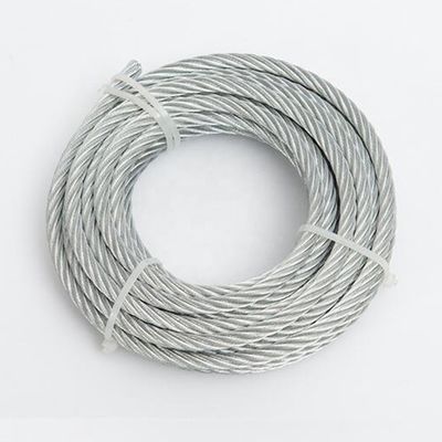 comprare 6x19S FC / 6x19W FC cavo di filo di acciaio galvanizzato 8 mm per applicazioni industriali e pesanti online manufacture
