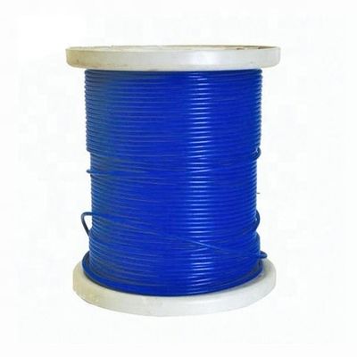 Un buon prezzo. Acciaio a rubrica fredda 1x7/1x19/1x37 Colori Rivestimento in PVC Corde di filo di acciaio galvanizzato OEM per speciali in linea