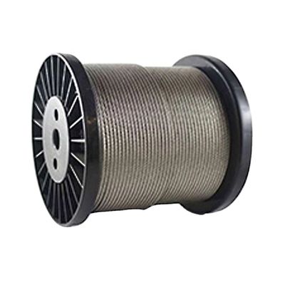 Acciaio inossidabile Tensile 6*19W Iwr/6X19W Iwrc 14mm Grease Lubricant Wire Rope per il servizio di taglio e resistenza alla trazione