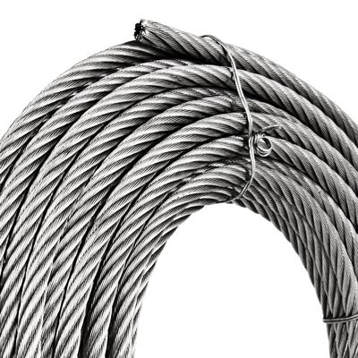 comprare Lunghezza personalizzata 7x19 1/16 pollici AISI304 Marino grado in acciaio inossidabile cavo di filo di corda con tolleranza durevole online manufacture