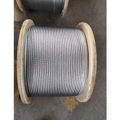 6x19S FC 6mm galvanizzato filo di acciaio per derricking sollevamento e disegno applicazioni