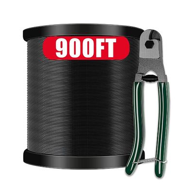 Un buon prezzo. Tolleranza Altri 7x7 304 1/16 Acciaio inossidabile Nera Vinile Rivestito Filato per sospensione String Light in linea